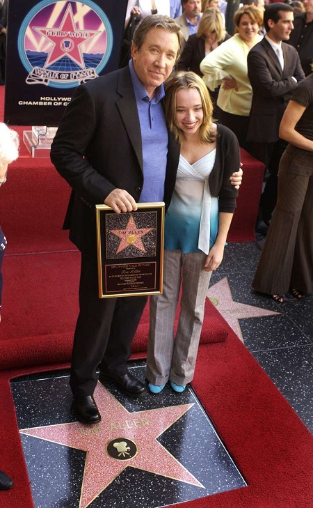 Laura Deibel's ex-husband Tim Allen poses a picture with daughter Katherine Allen.